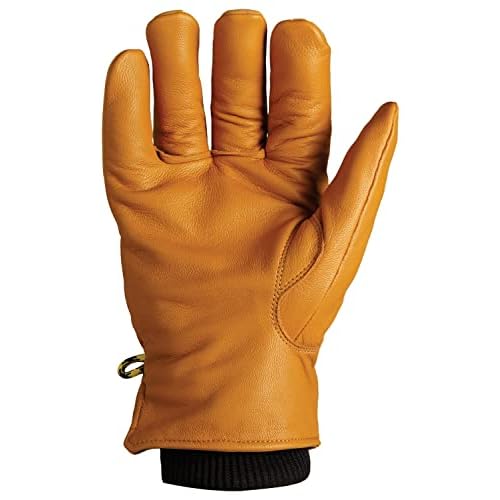Ironclad Ranchworx Winter Gloves RWDI, Premium Leather Insulated Winter Work Gloves, Cold Weather Protection Rated to 30¡ÆF/-1¡ÆC, Water-Resistant Palm, (1 Pair), RWDI-07-XXXL, Size XXX-Large