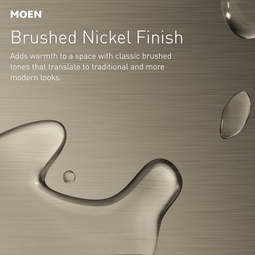 Moen Brantford Brushed Nickel Pressure Balance Shower Trim Kit - Includes Lever Handle, Model T2152NHBN (Variation: .5)