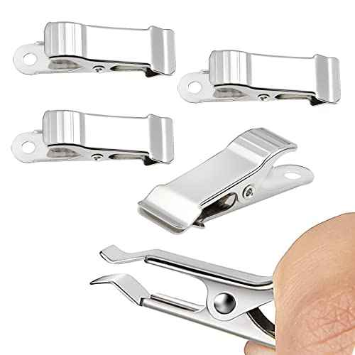 30 Pcs Metal Alligator Clips, 1.58 Inch x 0.5 Inch Metal Mini Clamps, Mini Spring Clamps for Wire, Photo, Curtain, Crafts