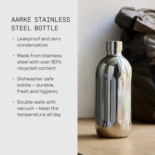 Aarke Carbonator Pro To-Go 800ml Stainless Steel Travel Bottle