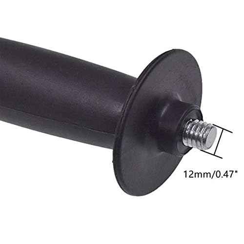 XMHF 12mm Dia Thread Plastic Angle Grinder Sander Handle Tool Black 2Pcs