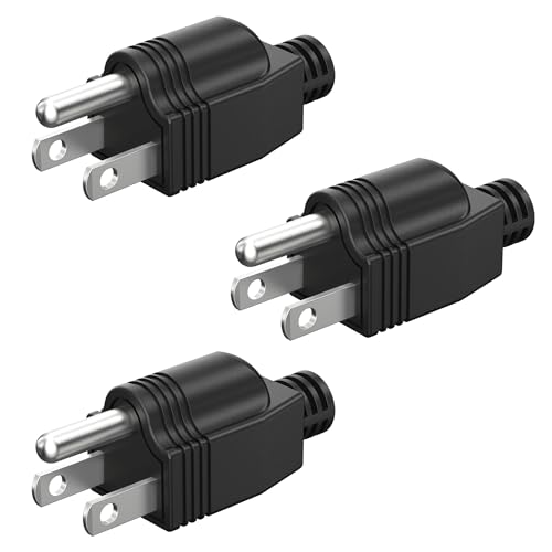 Bangjia NEMA 5-15P Replacement Electrical Plug End 125V 15A 3-Prong - Variant 1
