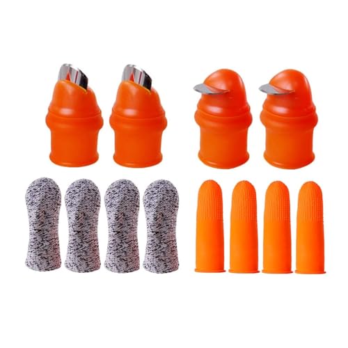12 Pcs Thumb Knife for Gardeners, Gardening Silicone Finger Knife