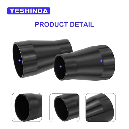 Table Saw Vacuum Adapter Fit for DWE7491 table saws and DXV10P workshop hoovers and connecting 2 1/2 "table saw outlet to 1 7/8" Shop Vac Hose,Replacement for Dewalt Dust Collector Accessories