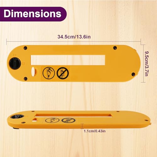 Dado Throat Plate Compatible with DeWalt 10" Portable Table Saw DWE7490 DWE7491 DWE7491RS DWE7492 -Dewalt Table Saw Accessorie