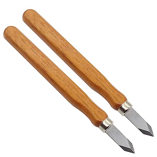 2Pack Woodworking Marking Knife with High Carbon Steel Blade - Dual Bevel Striking Knife for Precise Marking - Premium Quality Woodworking Tool for Woodworkers and Craftsmen