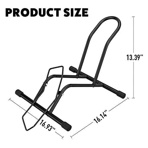 UNITEDPOWER Bike Floor Stand, Adjustable Freestanding Bicycle Storage Parking Rack for Indoor, Outdoor 16''-29" Wheel Stand