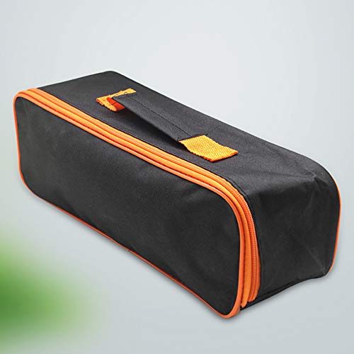 Vacuum Cleaner Tool Bag, Car Cleaner Storage Bag Portable Pouch Car Vacuum Cleaner Tool Bag Zipper Closure Storage Case Durable(Black,Size:36.5 x 11 x 13 cm)