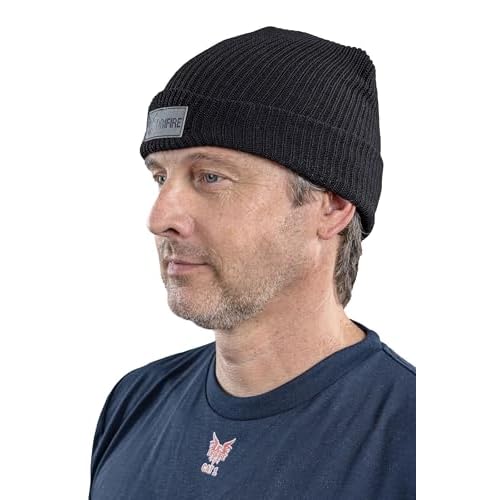 DRIFIRE FR Winter Beanie, Flame Resistant Knit Cold Weather Hat, Black