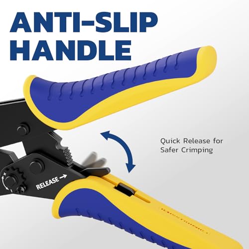 Haisstronica Crimping Tool for Heat Shrink Connectors AWG 26-10, Model HS-8327 – Easy Wire Crimper