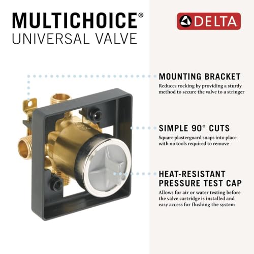 Delta R10000-UNWS MultiChoice Universal Tub and Shower Valve Brass Standard