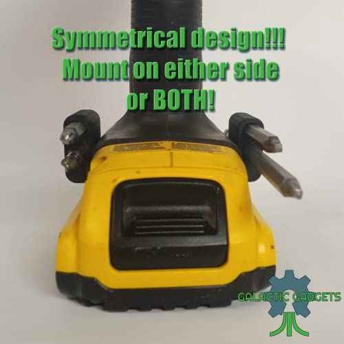 Long Bit Magnetic Holder for Craftsman V20, Securely Holds Long and Short Bits - Galactic Gadgets (Red)