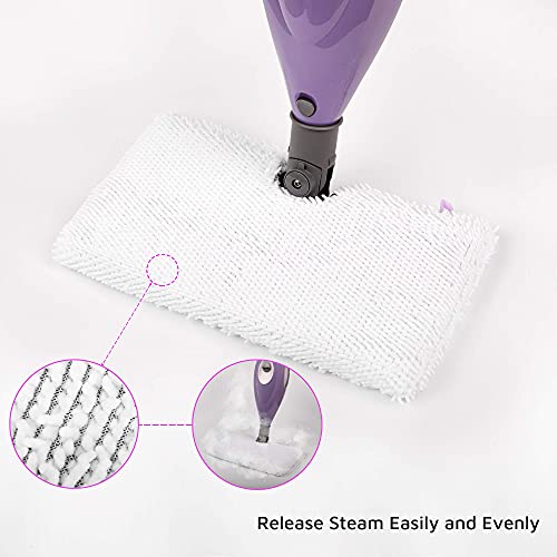 Flammi 4 Pack Replacement Pads for Shark Steam Pocket Mops S3501/S3601