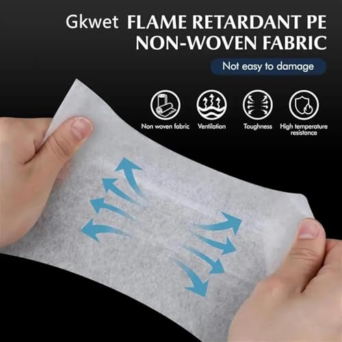 LBGWOEC 24Pcs 43x45cm Range Hood Filter Sheets - Nonwoven Flame-Retardant Oil Filtration