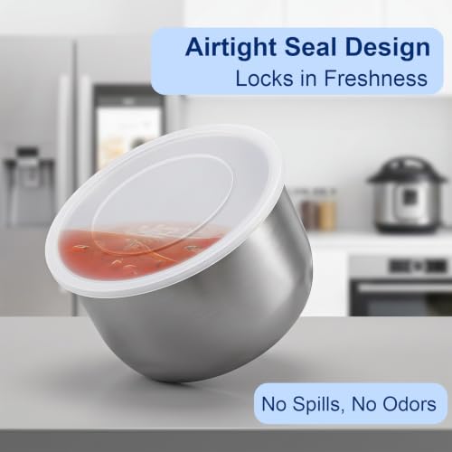 Zieaolk 9.8-Inch Silicone Lid for Instant Pot 5Qt & 6Qt (Duo, Lux, Ultra) – Reusable Inner Pot Cover, BPA-Free
