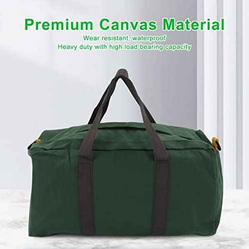 Estink Wide Mouth Tool Bag,20 Inch Multifunction Oxford, Hardware Parts Organizer Tool Bag for Storage Wrench, Screwdrivers, Plier, Nails(20 Inch)