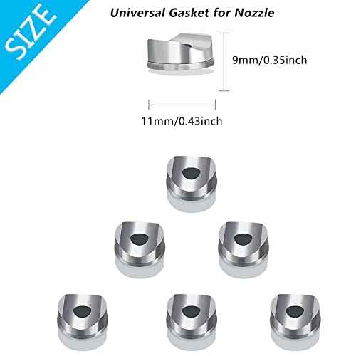 Airless Sprayer Replacement One Seal Tip Gasket Compatible with Graco RAC Seals 246453 (6 Pcs)