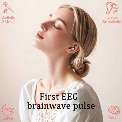 Ear Plugs for Sleeping Noise Cancelling 45dB, Reusable Silicone Earplugs with 8 Eartips and Travel Case, Soft Comfort Hearing Protection for Concerts, Snoring, Travel, Study (Black)