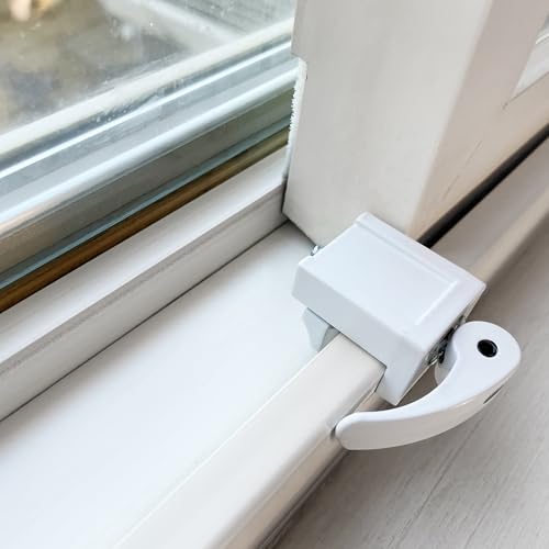 Prime-Line White Sliding Window Lock for Vinyl Windows - Defender Security