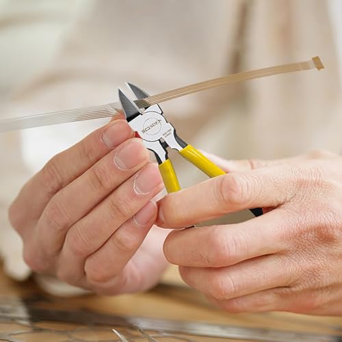 BOOSDEN 6.5-Inch Diagonal Wire Cutter Pliers - Professional Snipping Tool (1 Pack)
