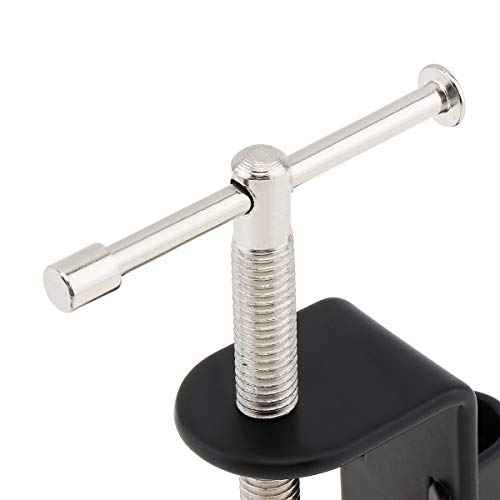 OriGlam Quick-Grip C Clamp, C-Clamp, Versatile Clamp, Desk Light Clamp Mount Holder Bracket For Desktop Mount Holder LCD Monitor Flash Desk (White)