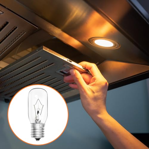 2-Pack Microwave Oven Light Bulbs WB36X10003, 130V 40W, E17 Base – GE/LG/Frigidaire Compatible