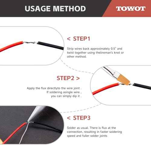 TOWOT Solder Flux For Soldering Flux Paste For Electronics Rosin 2.12 Oz (60g)