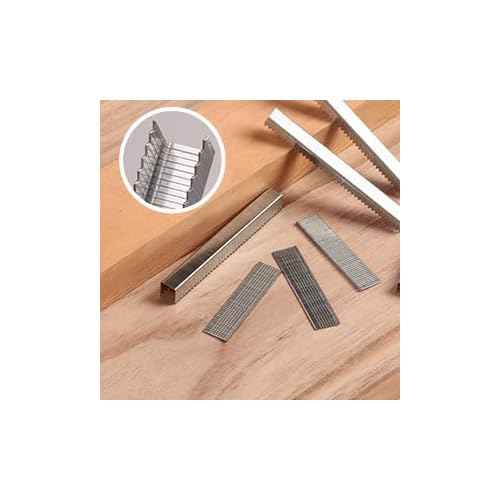 Heavy Duty T50 Staples 5400-Count 5 Sizes Includes: 5/16",3/8",1/2",9/16" Staples+5/8" Brad Nails, 20 Gauge Galvanized Assorted Size Project Pack