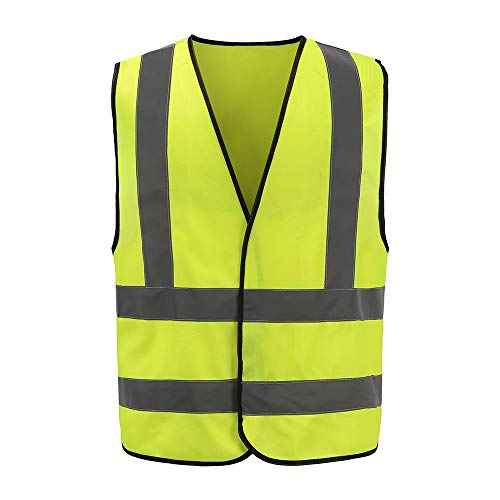 AYKRM 12 colour High visibility viz vest hi vis viz reflective work construction safety vest (XS-8XL)