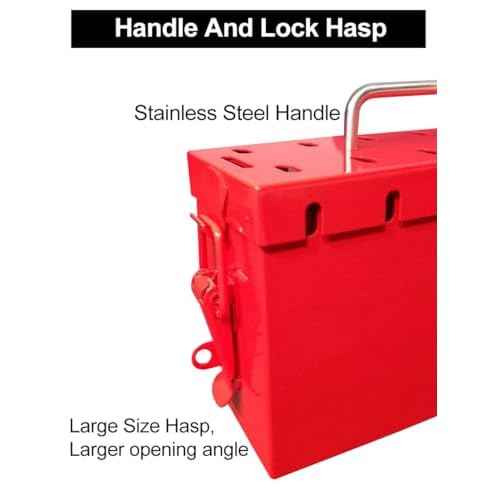 MACCANN&ESSIN Lockout Tagout Group Lock Box Lock Out Tag Out Loto Boxes for OSHA Compliant Procedures (1)