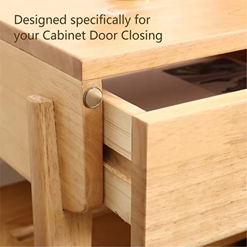 Mousike 4 Pack Ultra Thin Magnetic Cabinet Door Catch Stainless Steel Silver