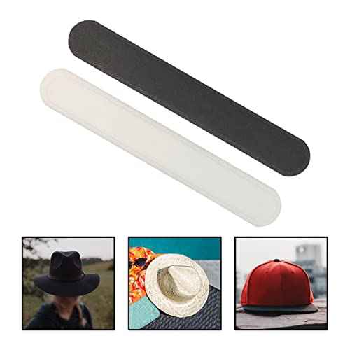 20Pcs Tape Caps Sweatband Hat Liner Absorbent Sweat Pad for Skin Friendly Absorbent Sweat White