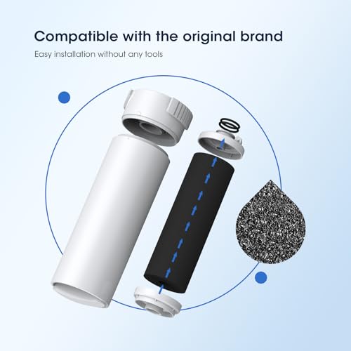 Glacier Fresh XWFE Refrigerator Water Filter Pack of 1 - Compatible with GE