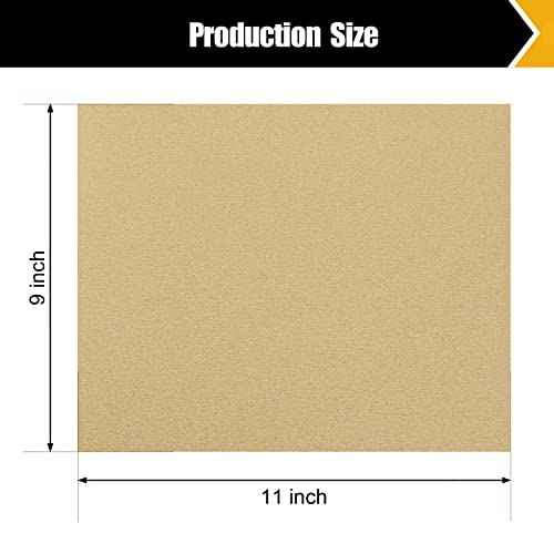 220 Grit Sandpaper, Sandpaper Assortment Sandpaper for Wood Metal Furniture Hand Sander Sand Paper Set Sandpaper Sheets Cut for Use 9" x 11"/12 Sheets