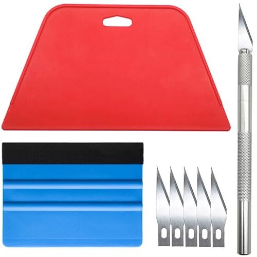 Tiptopcarbon Basic Wallpaper Smoothing Tool Kit for Peel & Stick Wall Coverings