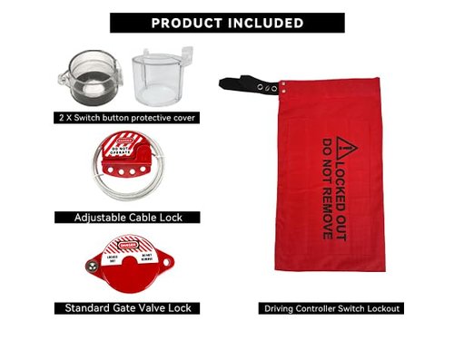 BULANGD Lockout Tagout Station Loto Kit 138 Pieces, Safety Padlocks, Lockout Hasp, Lock Out Tags, Circuit Breaker Lock, Cable Lock, Plug Lock Lockout Tagout Cabinet