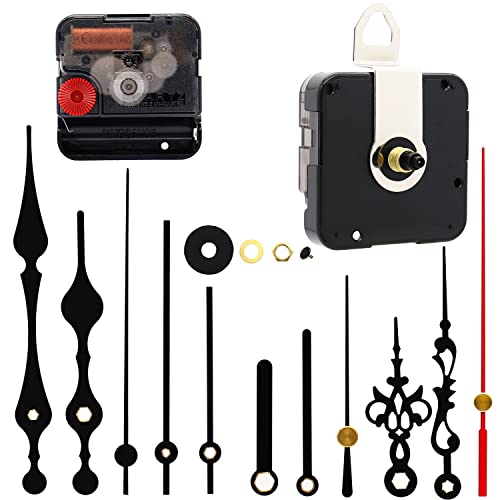 Youngtown Silent Clock Movement Repair Kit 17/32in Black Shaft 7/32in Thread