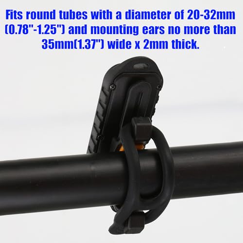 Police Chest Light for Night Walking, Tactical LED Vest Backpack Flashlight with Clip for Belt, Shoulder, Helmet, Bicycle Red Blue USB Rechargeable Torch, Bike Rear Warn Taillight for Riding