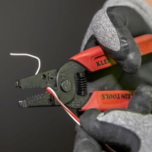 Klein Tools 11046 Wire Stripper/Cutter - USA Made, Precision Ground, Compact Nose for 16-26 AWG