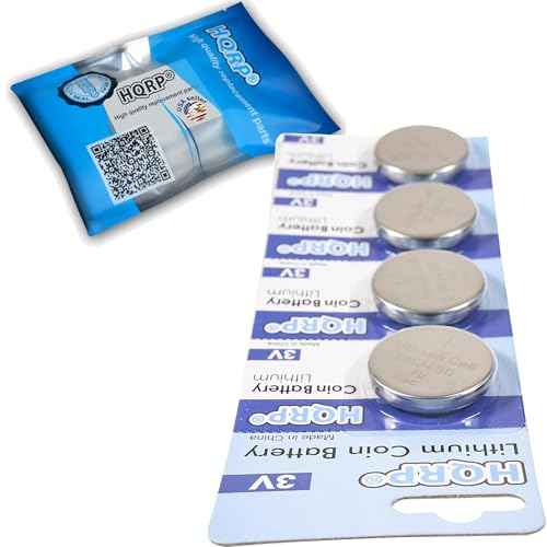 HQRP 4-Pack Lithium Battery Compatible with MyQ Garage Door Sensor
