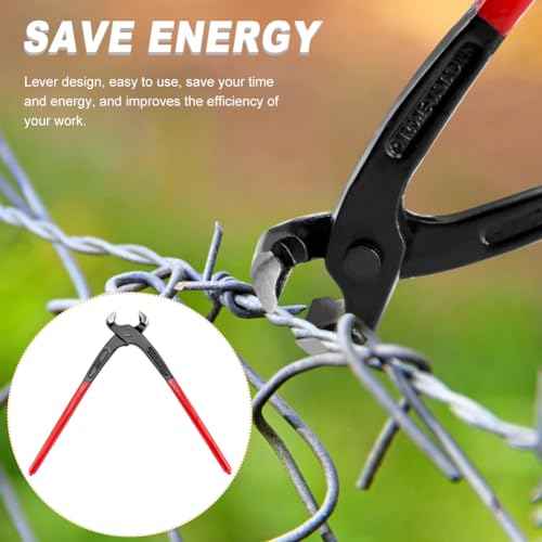 9 Inch Ear Clamp Pliers ? Chrome Vanadium Steel for Easy Hose/Pipe Install & Remove, Cuts Tool Clutter ? Ideal for Tight-Space Repairs, Car Fuel Lines & DIY Projects