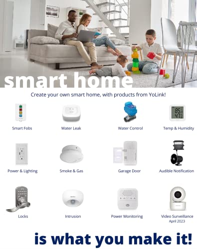 YoLink Smart Home Hub YS1603 - White Regular Hub without Battery Backup