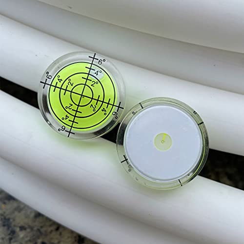 Circular Bubble Level 3-Pack Bullseye Spirit Level 32x7mm for Camera Tripod Telescope