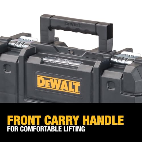 DEWALT TSTAK II Flat Top Tool Box 13-Inch, Stackable Heavy Duty Organizer (Pack of 1)