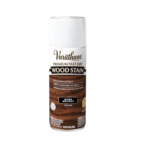 Varathane Premium Fast Dry Dark Walnut Wood Stain Spray 10.25oz - Interior Furniture & Cabinet Finish