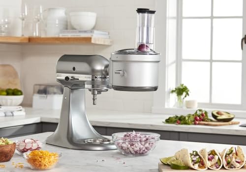 KitchenAid Food Processor Attachment with Commercial Dicing Disc Kit - KSM2FPA (Variation: Food Processor with Dicing Kit)