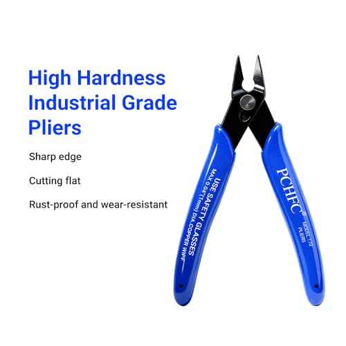 Creativity Blue Flush Cutter Mini Diagonal Cutting Pliers Side Cutter Nippers Wire Cutter
