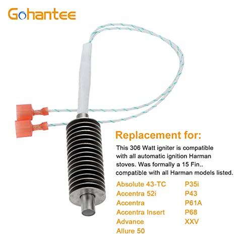 Harman Pellet Stove 306W Igniter Replacement 3-20-677200