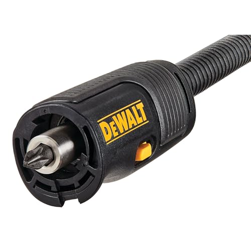 DEWALT FLEXTORQ Right Angle Drill Adaptor, 4-in-1 System, 12-Inch (DWAMRASETFT)