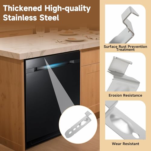 Dishwasher Installation Bracket Kit 2pcs for Samsung DW80M/ DW80R Series